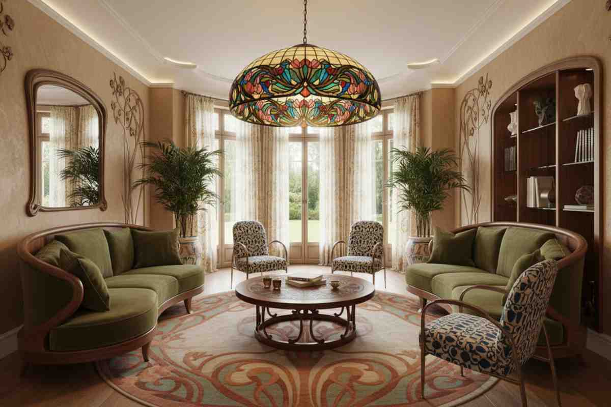 8.inspiratie, principii si sfaturi practice_Locuinta mobilata si decorata in stil Art Nouveau